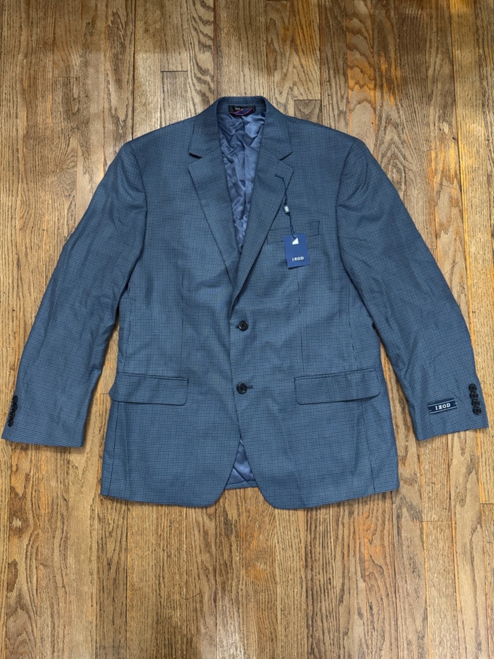 NWT IZOD Men's Navy Textured Sport Coat